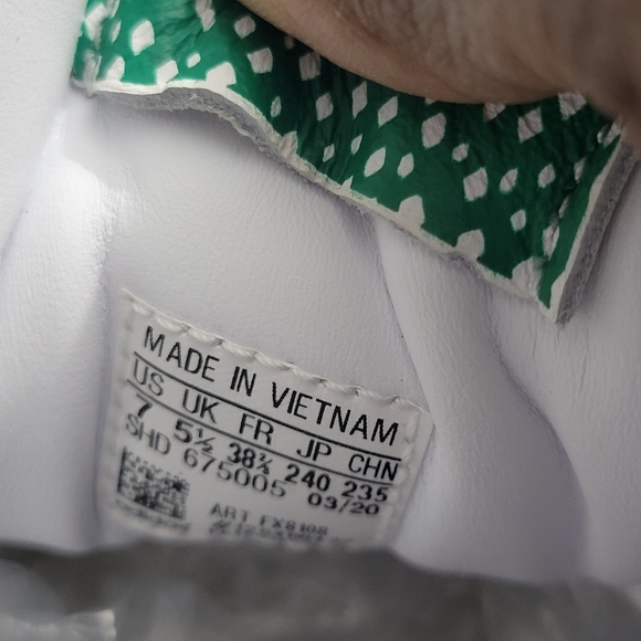 Adidas Women Original Supercourt Sneakers White with ColorPops Size 7 Preloved - Picture 8 of 8